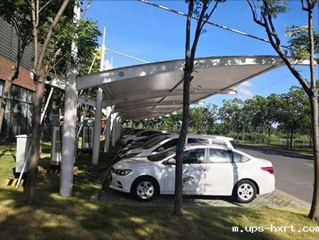 灵通展览厂区停车棚