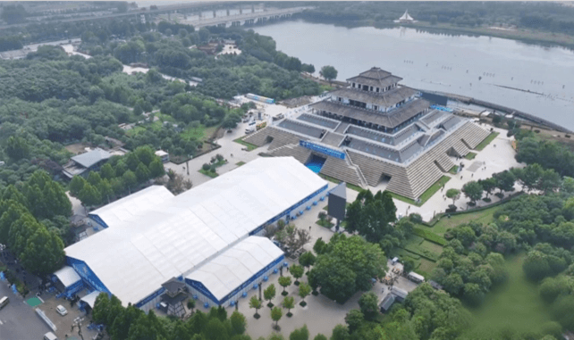 鹤壁中原文博会引入创新篷房解决方案,打造高质量临时展馆