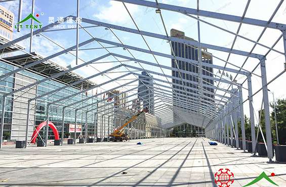 星空电竞app下载苹果版最新版为农高会搭建会展篷房