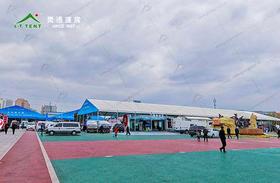 星空电竞app下载苹果版最新版为农高会搭建会展篷房