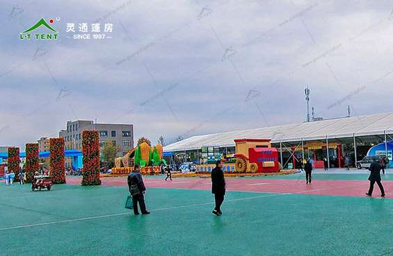 星空电竞app下载苹果版最新版为农高会搭建会展篷房