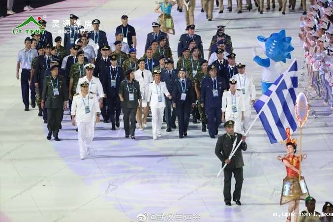 灵通赛事篷房为军运再添色彩