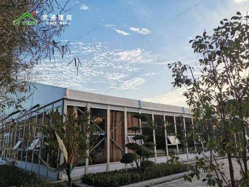 星空电竞app下载苹果版最新版为售楼处搭建绿色临时售楼中心 星空电竞app下载苹果版最新版为售楼处搭建绿色临时售楼中心