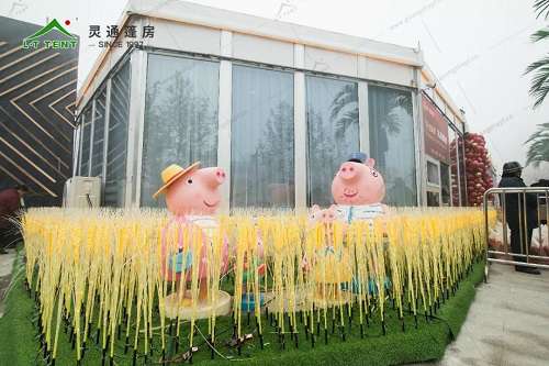 星空电竞app下载苹果版最新版为售楼处搭建绿色临时售楼中心 星空电竞app下载苹果版最新版为售楼处搭建绿色临时售楼中心