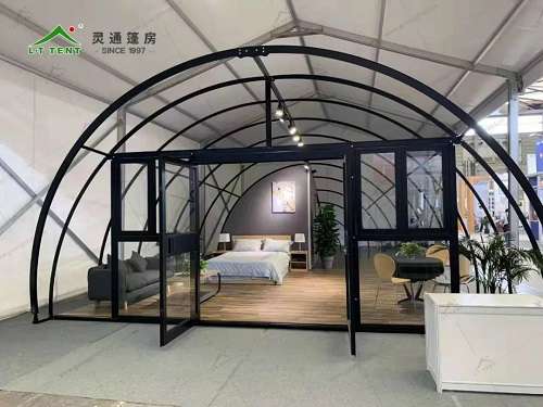 灵通民宿帐篷亮相上海国际篷房展 灵通民宿帐篷亮相上海国际篷房展